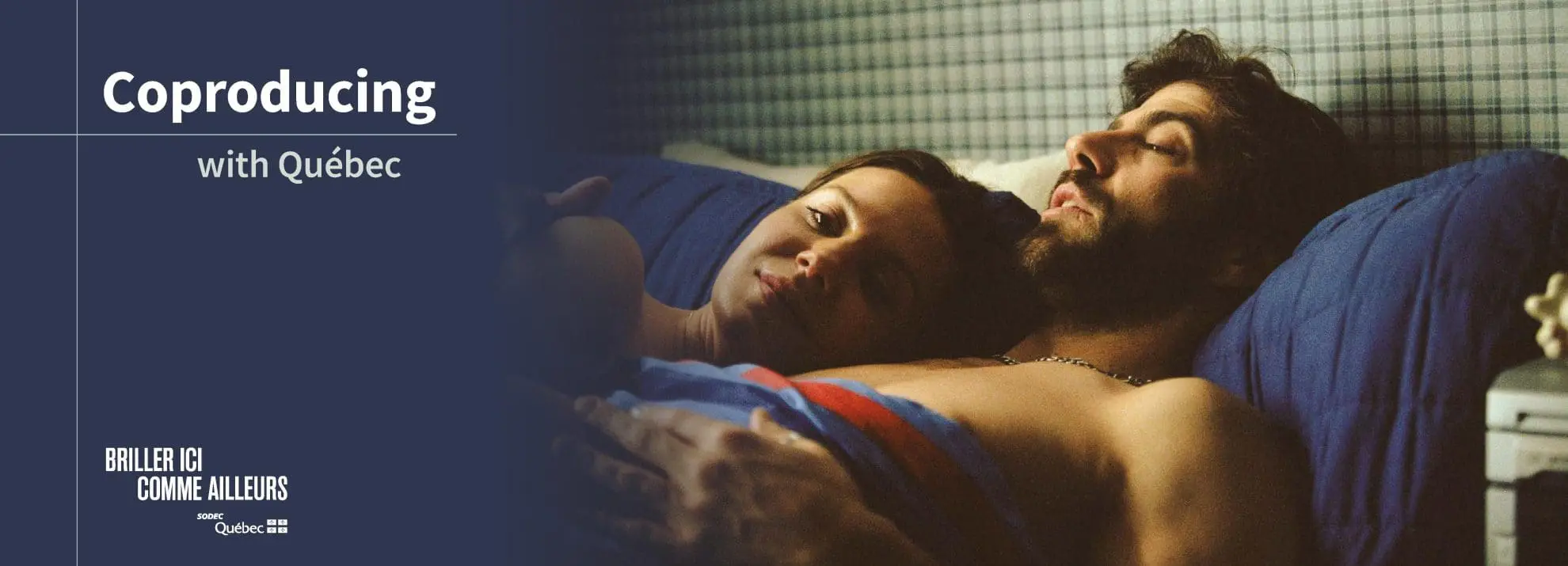 Visual leading to the Coproducing with Québec brochure