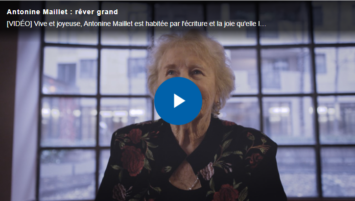 Image menant vers la vidéo profil d'Antonine Maillet