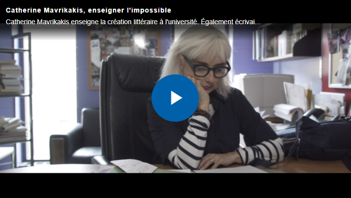 Image menant vers la vidéo profil de Catherine Mavrikakis