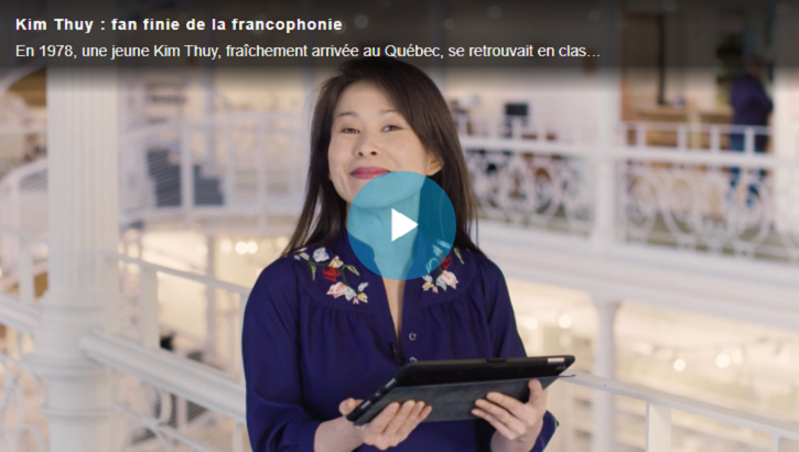 Image menant vers la vidéo profil de Kim Thuy