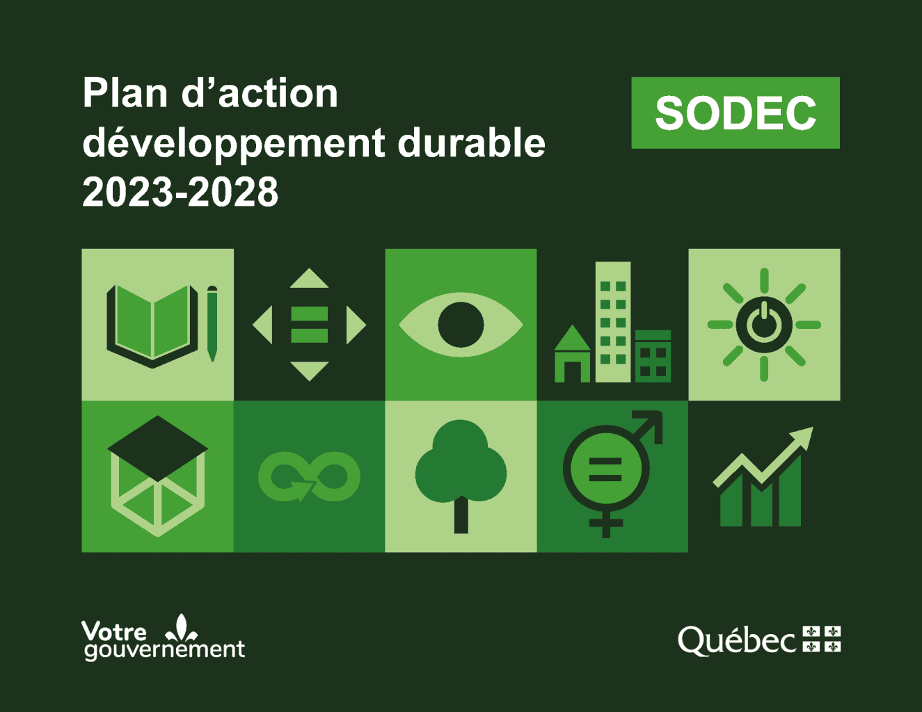 Visuel du Plan d'action développement durable-2023-2028 visuel