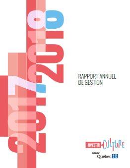 Rapport annuel de gestion 2017-2018 de la SODEC
