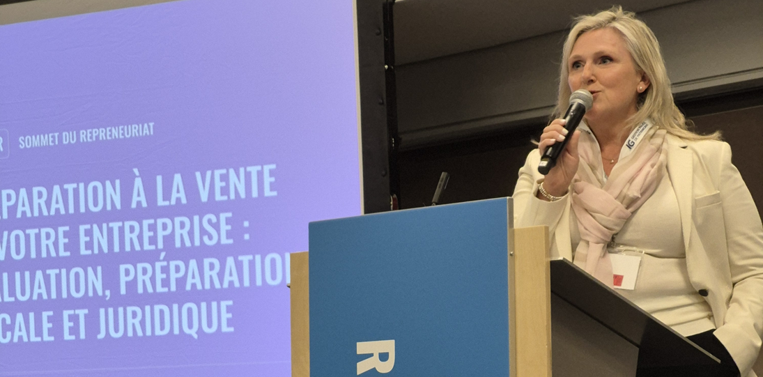 Sophie Labesse au Sommet du Repreneuriat