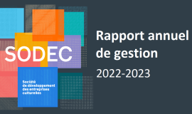 Visuel du Rapport annuel de gestion 2022-2023
